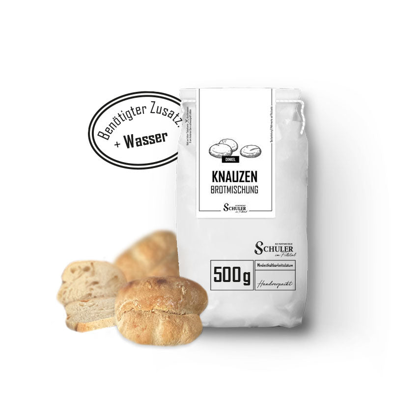 Knauzen als Backmischung für leckeres Pausenbrot, zum Vesper oder Frühstück