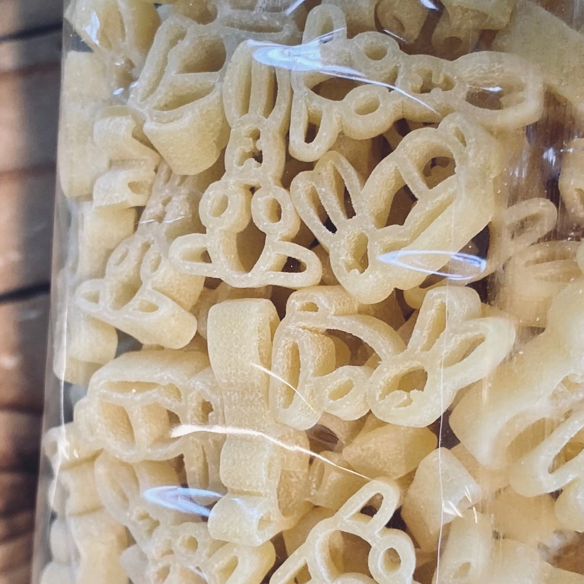 Hasen-Nudeln (Hartweizengrieß)