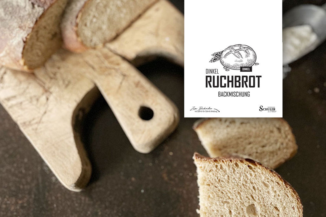 ein uriges Dinkelruchbrot selbstgebacken