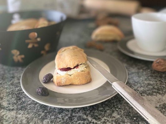 Weihnachts Scones mit Cranberrys und einfachem Rezept