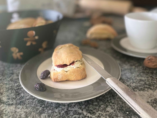 Weihnachts Scones mit Cranberrys und einfachem Rezept