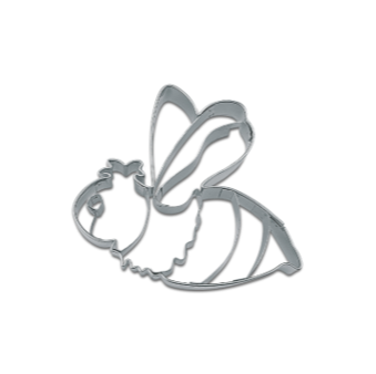 Ausstecherform Biene für Pätzchenbacken