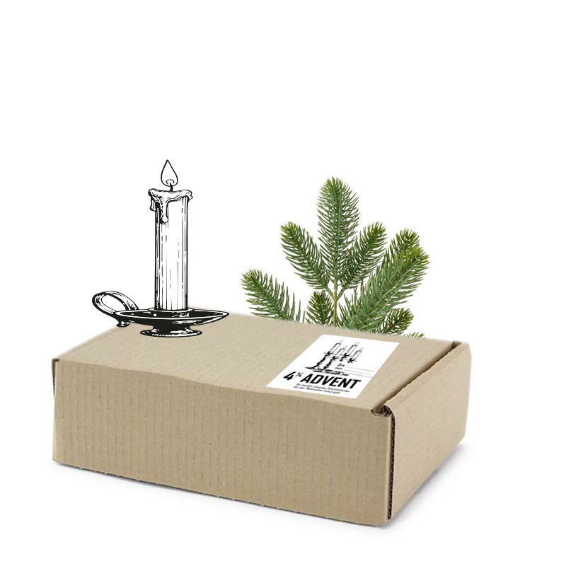 Backbox als Adventskalender zum Backen mit köstlichen und weihnachtlich kreativen Backmischungen