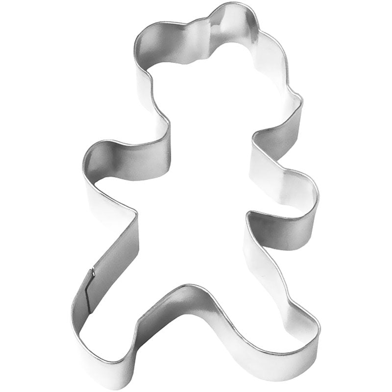 Ausstecher Teddy-Bär, dieser ist ca 12cm groß, er ist für Lebkuchen oder Weihnachtsgebäck gedacht, ist aus rostfreiem Edelstahl von der Firma Birkmann.