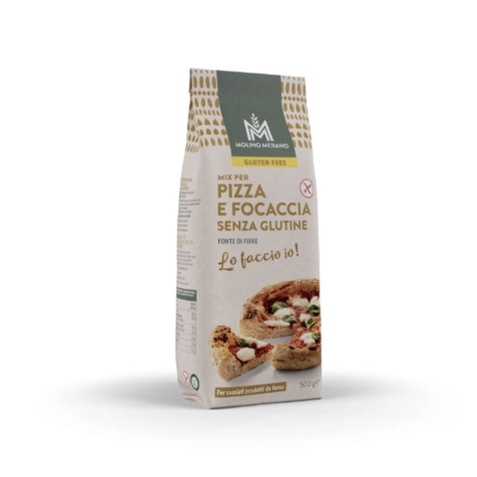 glutenfreie Backmischung für Pizza, Brot und Focaccia der Meraner Mühle in 550g