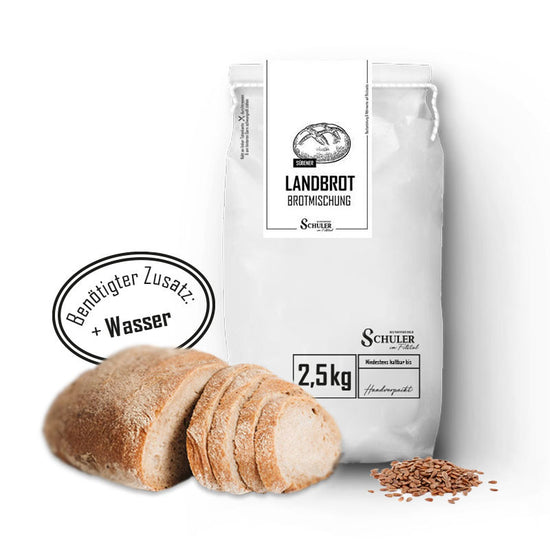 Backmischung Landbrot mit Körnern als 2,5kg Packung