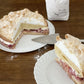 Sandkuchen als Stachelbeertorte aus Backmischung Rührkuchen