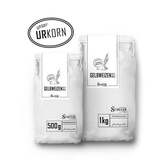 Gelbweizenmehl aus regional schonendem Urgetreide