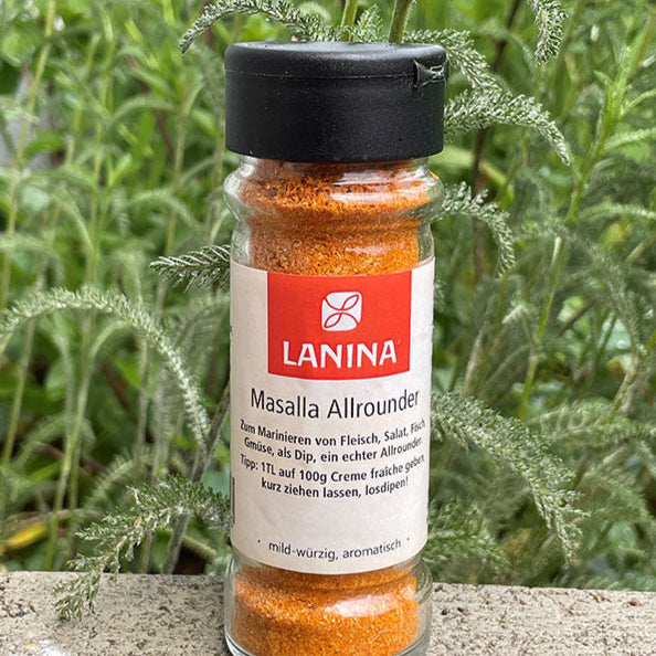 Gewürzmühle mit Massalla Allrounder Gewürzmischung von Lanina