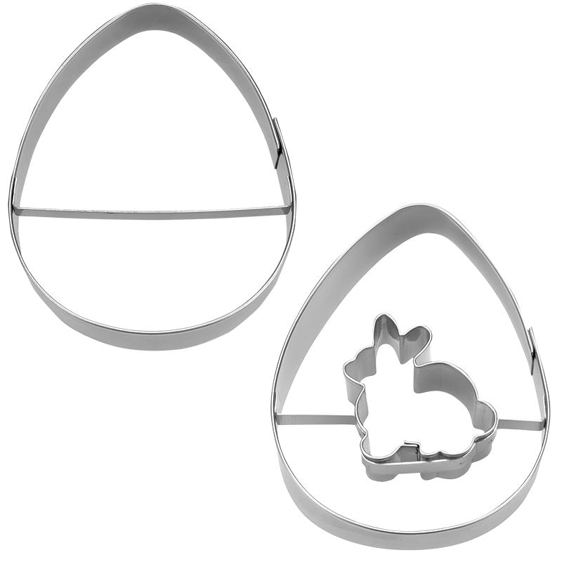 Ausstecher "Ei mit Hase"