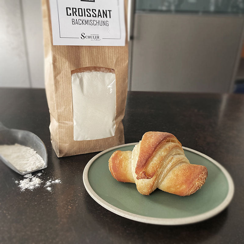 Einfache Backmischung für Croissant von der Marke Mehl und Mehr