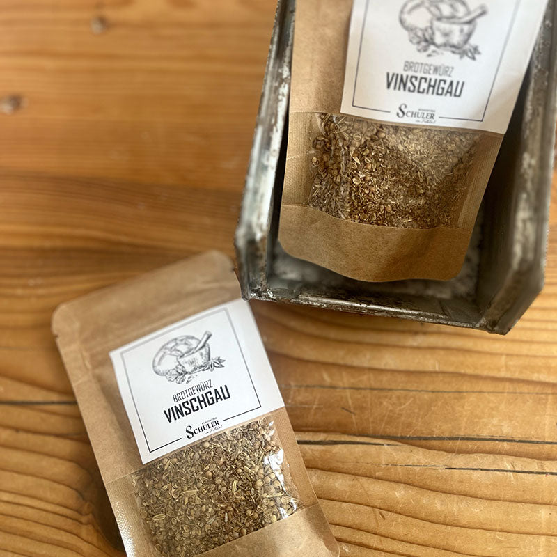 Gewürz Vinschgau zum Backen von kräftigen Broten 