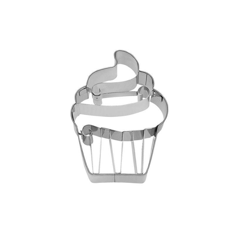 Ausstechform Cupcake freigestellt auf weißem Hintergrund